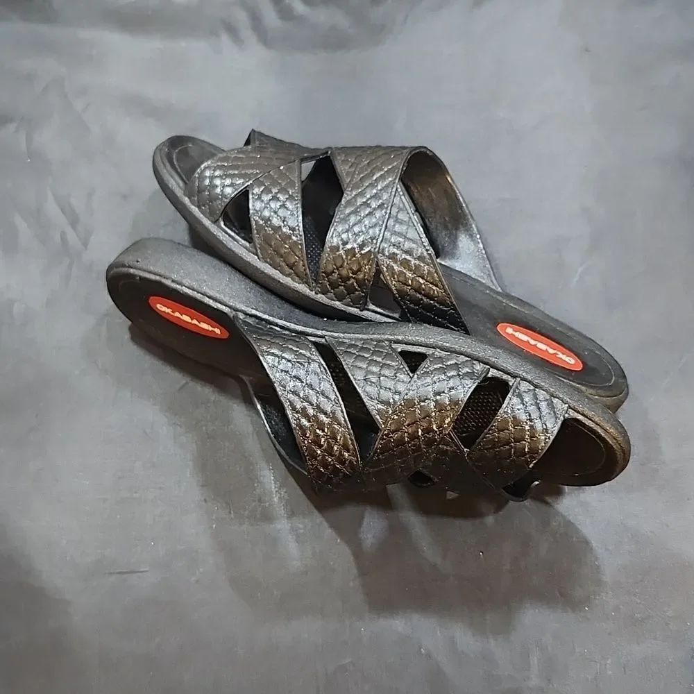 OKABASHI CROSS STRAP WOMEN'S SANDALS - Picture 11 of 16